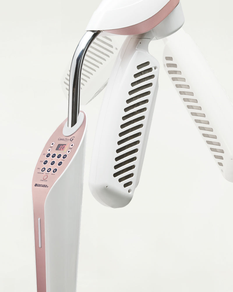 Care Dry G - Black hair processor - Chrome cross base